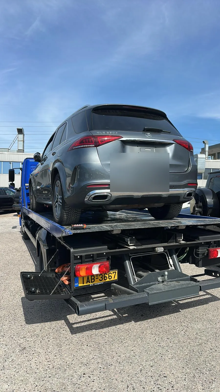 Mercedes GLE στην πλατφόρμα